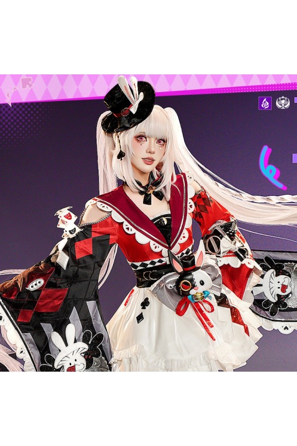 1/3 Delusion Honkai Star Rail Sparkle Poker Rabbit Themed Cosplay Costume